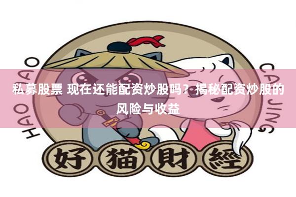 私募股票 现在还能配资炒股吗？揭秘配资炒股的风险与收益