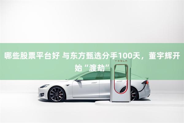 哪些股票平台好 与东方甄选分手100天，董宇辉开始“渡劫”