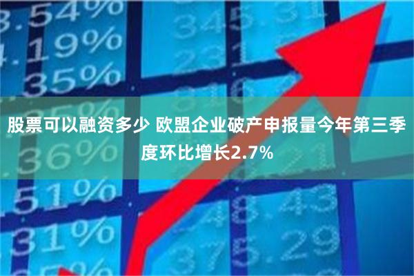 股票可以融资多少 欧盟企业破产申报量今年第三季度环比增长2.7%