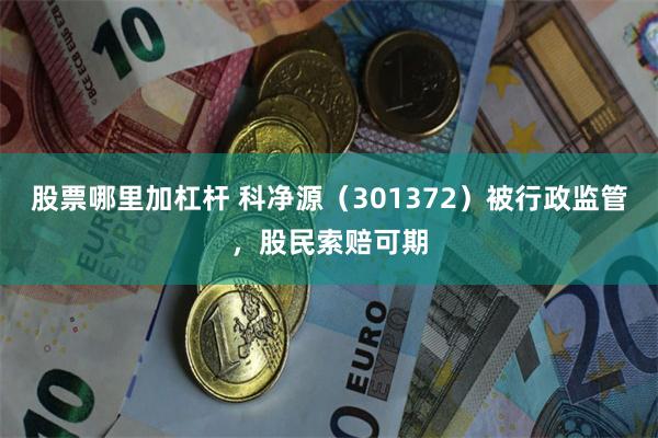 股票哪里加杠杆 科净源（301372）被行政监管，股民索赔可期