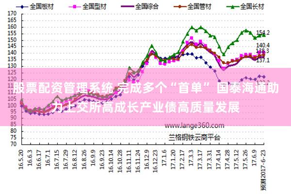 股票配资管理系统 完成多个“首单” 国泰海通助力上交所高成长产业债高质量发展