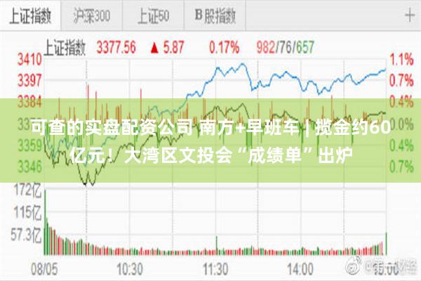 可查的实盘配资公司 南方+早班车 | 揽金约60亿元！大湾区文投会“成绩单”出炉
