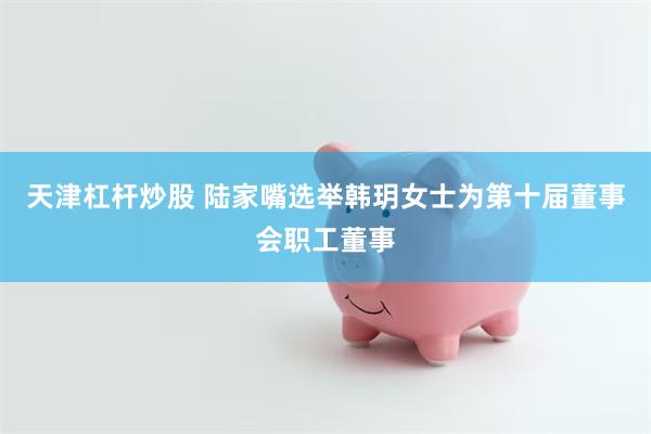 天津杠杆炒股 陆家嘴选举韩玥女士为第十届董事会职工董事