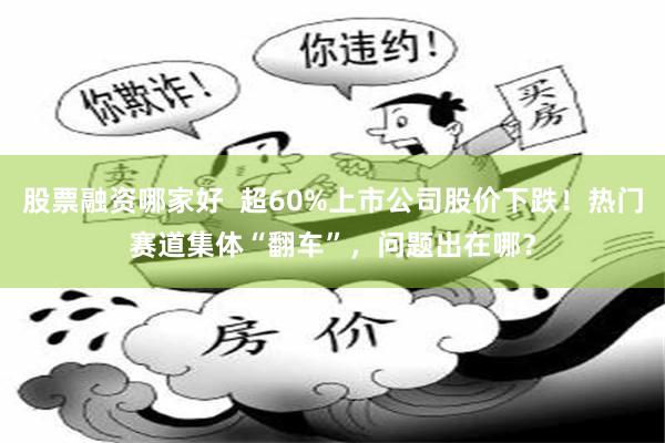 股票融资哪家好  超60%上市公司股价下跌！热门赛道集体“翻车”，问题出在哪？