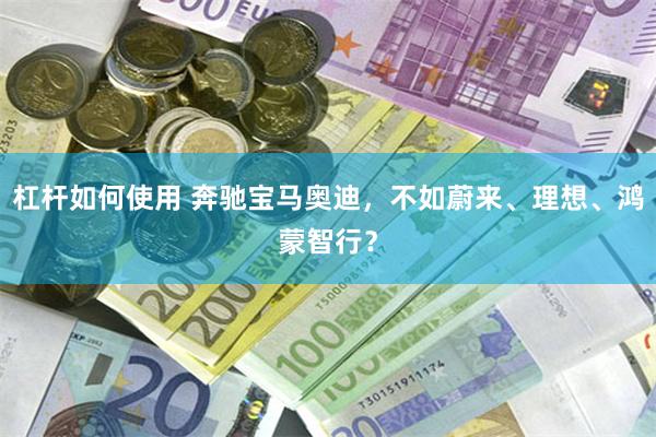 杠杆如何使用 奔驰宝马奥迪，不如蔚来、理想、鸿蒙智行？