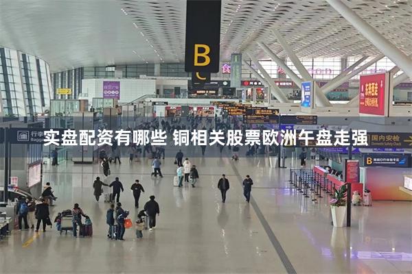 实盘配资有哪些 铜相关股票欧洲午盘走强