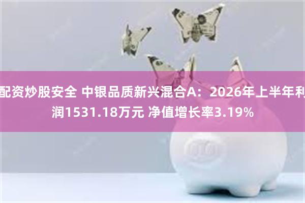 配资炒股安全 中银品质新兴混合A：2026年上半年利润1531.18万元 净值增长率3.19%