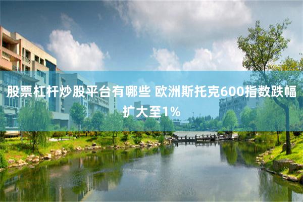 股票杠杆炒股平台有哪些 欧洲斯托克600指数跌幅扩大至1%