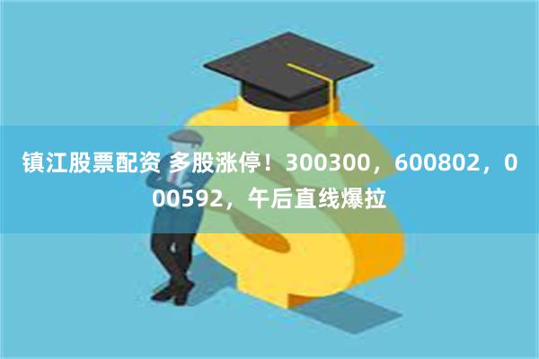 镇江股票配资 多股涨停！300300，600802，000592，午后直线爆拉