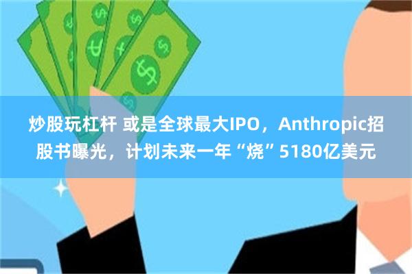 炒股玩杠杆 或是全球最大IPO，Anthropic招股书曝光，计划未来一年“烧”5180亿美元